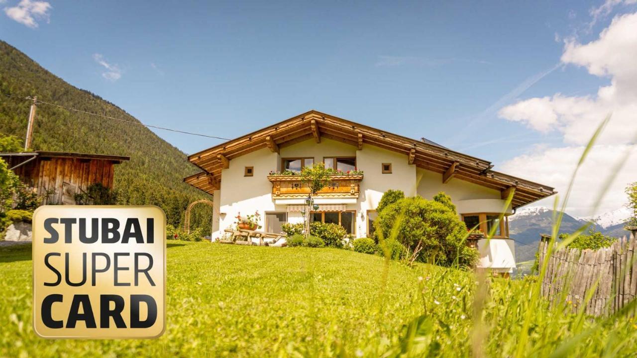 Stubaier Bauern Appartement Telfes im Stubai Eksteriør bilde